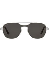 Cartier - Metal 06L001758 Sunglasses - Lyst