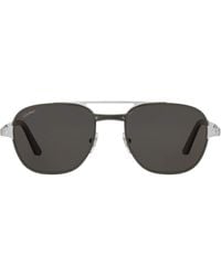 Cartier - Metal 06L001758 Sunglasses - Lyst