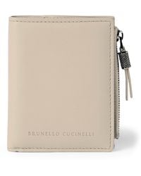 Brunello Cucinelli - Leather Logo Wallet - Lyst