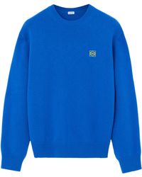 Loewe - Wool-Blend Anagram Sweater - Lyst