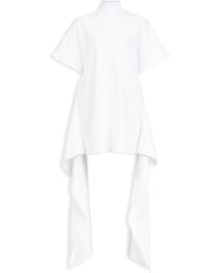 Alaïa - Cotton-Blend T-Shirt Mini Dress - Lyst