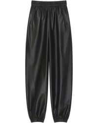 Givenchy - Leather Elasticated Trousers - Lyst