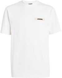 Jacquemus - T-Shirt With Gros Grain Logo - Lyst