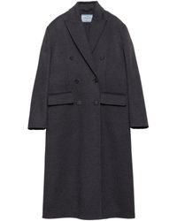 Prada - Wool-Cashmere Double-Breasted Coat - Lyst