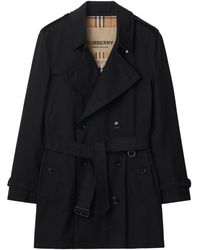 Burberry - Cotton Kensington Short Trench Coat - Lyst