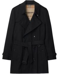 Burberry - Cotton Kensington Short Trench Coat - Lyst