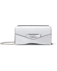 Givenchy - Mirrored Leather Antigona Chain Wallet - Lyst