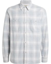 Officine Generale - Cotton Check Shirt - Lyst