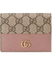 Gucci - Canvas Gg Marmont Wallet - Lyst