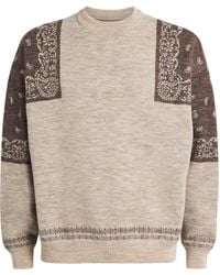 Kapital - Wool Bandana Jacquard Sweater - Lyst