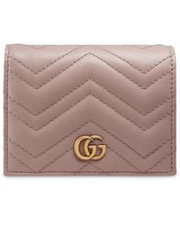 Gucci - GG Marmont Card Case Wallet - Lyst