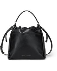 Brunello Cucinelli - Medium Leather Mellow Bucket Bag - Lyst