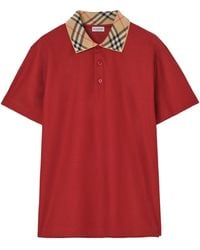 Burberry - Knit With Check Detail - Lyst