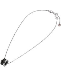 BVLGARI - Sterling Silver And Ceramic Save The Children Necklace - Lyst