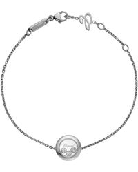 Chopard - And Diamond Happy Diamonds Icons Bracelet - Lyst