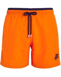 Vilebrequin - Embroidered Moka Swim Shorts - Lyst