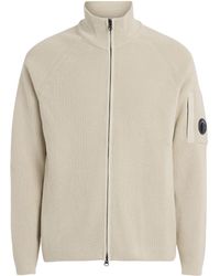 C.P. Company - Knit Zip-Up Cardigan - Lyst