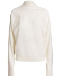 Aeron - Wool-Cashmere Wrap Sweater - Lyst