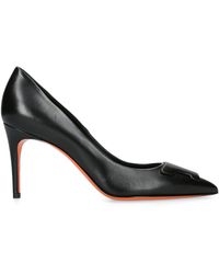 Santoni - Leather Sibille Pumps 85 - Lyst
