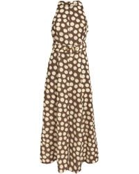 ALÉMAIS - Linen Paula Midi Dress - Lyst