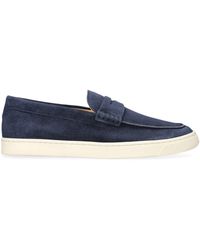 Brunello Cucinelli - Suede Hybrid Loafers - Lyst