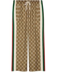 Gucci - Interlocking G Web Stripe Sweatpants - Lyst
