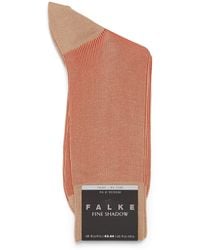FALKE - Cotton-Blend Fine Shadow Socks - Lyst