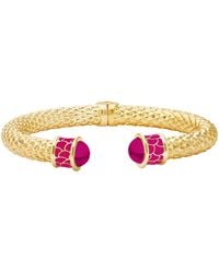 Halcyon Days - Plated Minoan Torque Open Bangle - Lyst