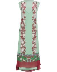 La DoubleJ - Silk Chiffon Printed Maxi Dress - Lyst