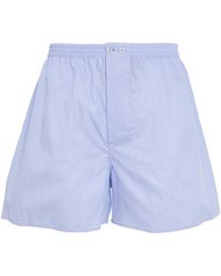 Zimmerli of Switzerland - Cotton Woven Boxers - Lyst