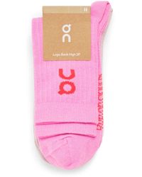 On Shoes - High-Cut Logo Socks - Lyst
