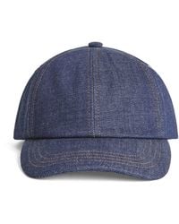 Ami Paris - Denim Heritage Patch Cap - Lyst