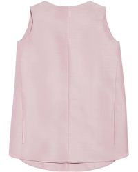 Balenciaga - Wool-Silk A-Line Mini Dress - Lyst