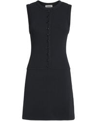 Sandro - Ribbed A-Line Mini Dress - Lyst