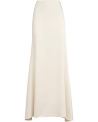 Brunello Cucinelli - Satin Maxi Skirt - Lyst