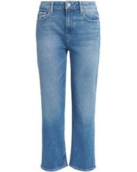 PAIGE - Mason Ankle Mid-Rise Straight Jeans - Lyst