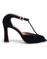 Malone Souliers - Velvet Nomi Heeled Sandals 90 - Lyst