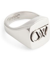 Off-White c/o Virgil Abloh - D2 Logo Ring - Lyst