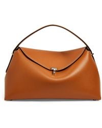 TOTEME - Leather T-Lock Top-Handle Bag - Lyst
