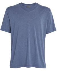 Hanro - Lounge V-neck T-shirt - Lyst