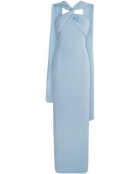 Solace London - Crepe Twisted Rona Gown - Lyst