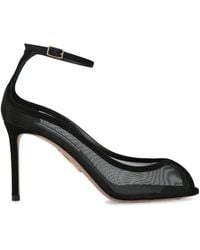 Aquazzura - Mesh Love Affair Sandals 85 - Lyst