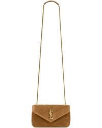 Saint Laurent - Mini Suede Loulou Shoulder Bag - Lyst