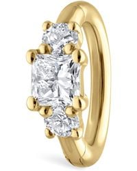 Maria Tash - Diamond Princess Single Hoop Earring - Lyst