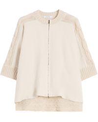 Max Mara - Linen Eresia Zip-Up Cardigan - Lyst