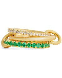 Spinelli Kilcollin - Emerald And Diamond Norah Ring - Lyst