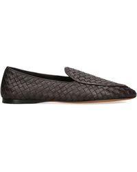 The Row - Hereditas Woven Flat Loafers - Lyst