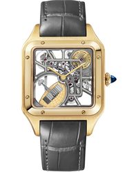 Cartier - Large Santos-Dumont Skeleton Watch - Lyst