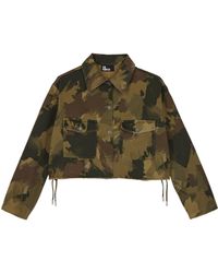 The Kooples - Camouflage Denim Jacket - Lyst