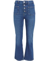 Maje - Patch-Pockets Flared Jeans - Lyst